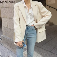 mozuleva loose outerwear women suit jacket spring summer female jacke 2021 elegant chic single breasted women blazer femme