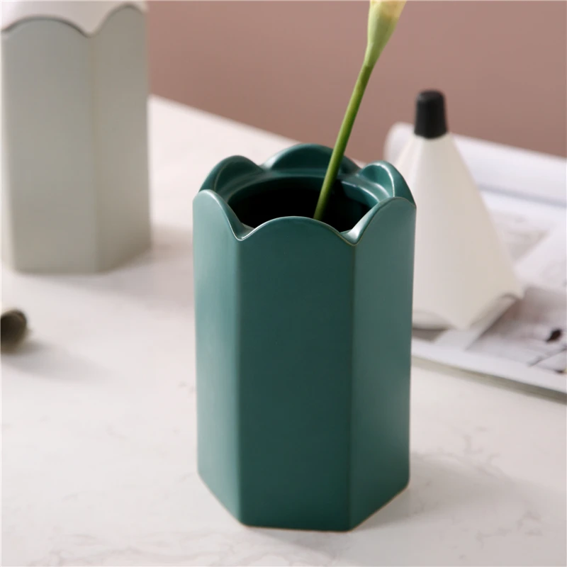 Органайзер для кистей макияжа керамическая бутылка хранения косметики емкость