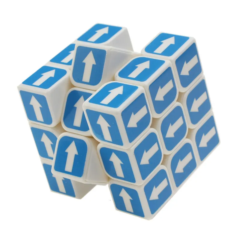 Zcube 3x3x3 куб наклейка со стрелкой черный/белый новые продукты 3 на 57 мм