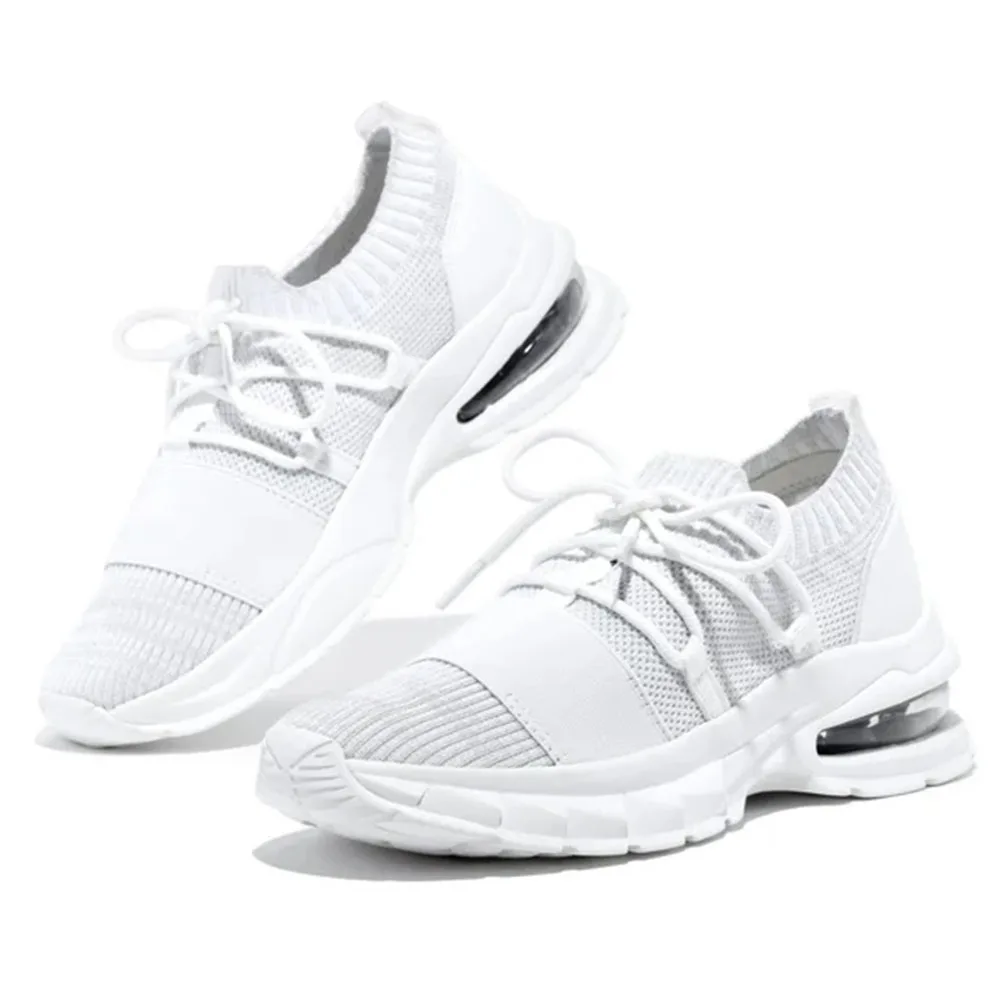 

Women Trendy Sneakers2021 Spring Mesh New Breathable Lace Up Ladies Flat Casual Shoes Comfy Female Sport Running Walking Loafers