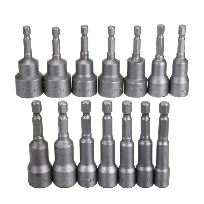 Набор Магнитных буровых долот 14 шт. 1/4 дюйма шестигранный адаптер 6 19 мм|Сверла| |