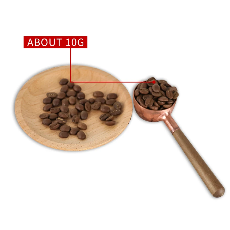 Productos de cocina creativos, cuchara de caf&eacute; de cobre, cuchara medidora de caf&eacute; de cobre, cuchara de caf&eacute;, &iexcl;Nuevo!-4