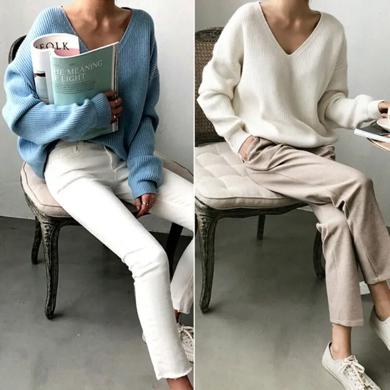 2019 модные свитера на плоской подошве повседневные свободные топы из бамбукового