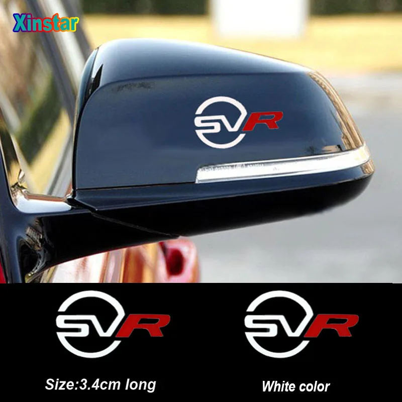 

2pcs SVR Car Rearview Mirror Sticker For Land Rover Range Rover Sport Evoque Discovery 3 4 5 Freelander Defender