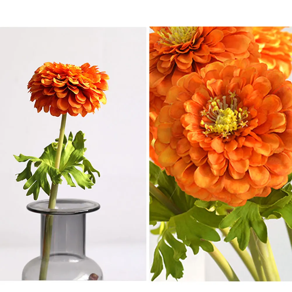 1 шт. красивый из искусственных цветов шелковые хризантемы цветок 56 см