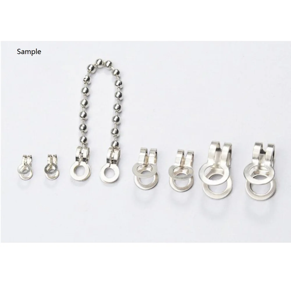 

304 Stainless Steel Ball Chain Connectors For Chain Bracelet Necklace Jewelry End Making DIY Links Accessories