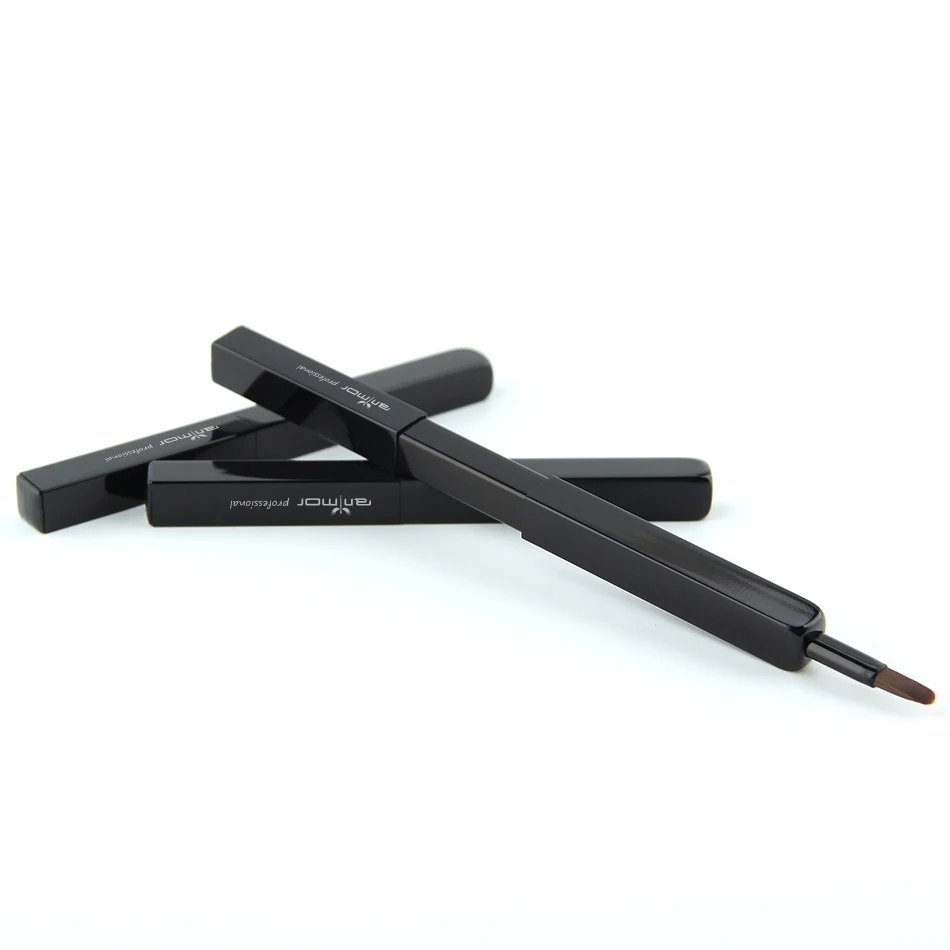 Anmor Retractable Lip Brushes Professional Makeup Brush Portable Make Up for Gross and Stick Products