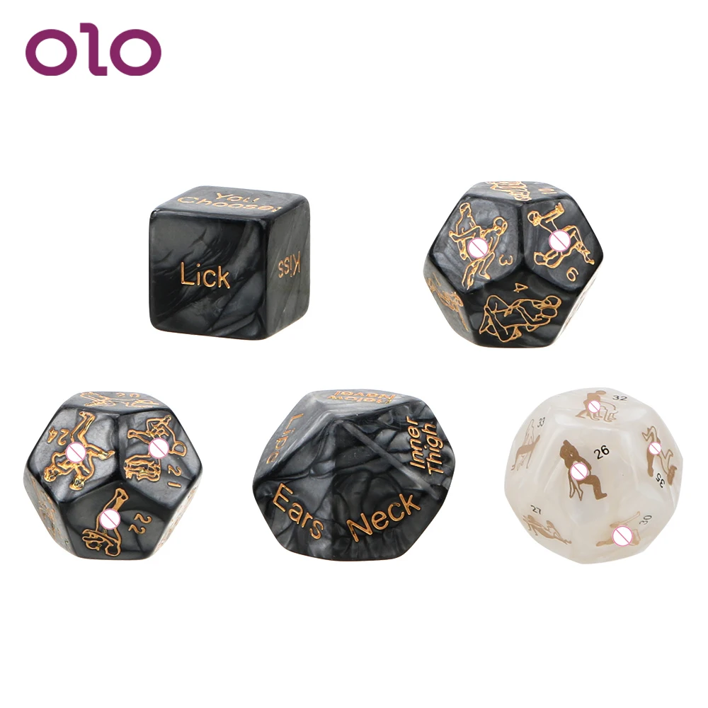 OLO 5 шт./компл. секс-кости юмористические азартные игры бар игрушка для пар подарок