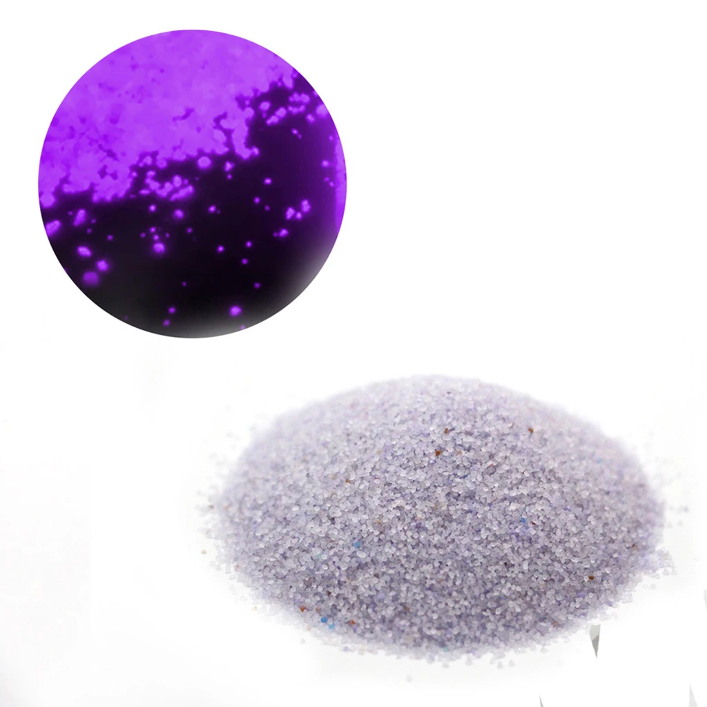 Purple 100 г ФЛУОРЕСЦЕНТНОЕ яркое свечение в темном песке порошок пигмент Смола Изготовление ювелирных изделий - Цвет: Purple