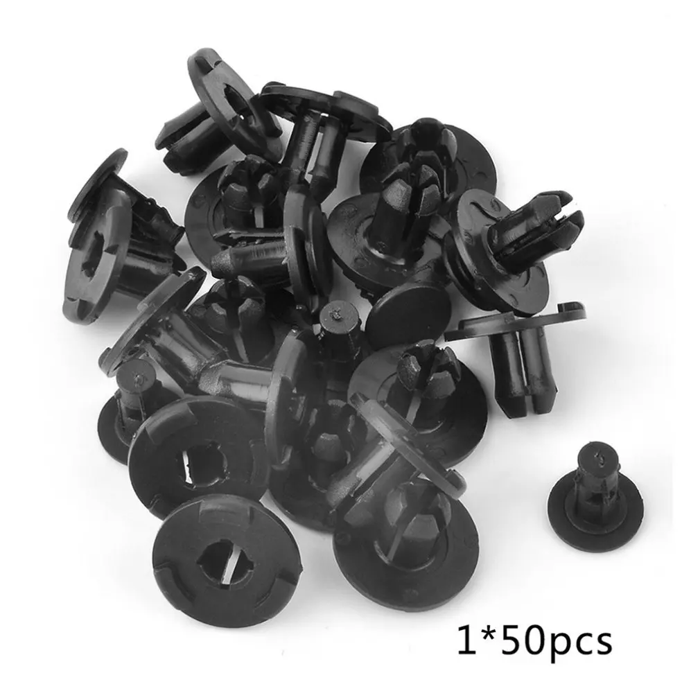 

50pcs 11619 8MM Plastic Car Interior Trim Card Panel Fixed Clamp Door Fastener Buckle with Plastic For Nissan for Infiniti Hot!