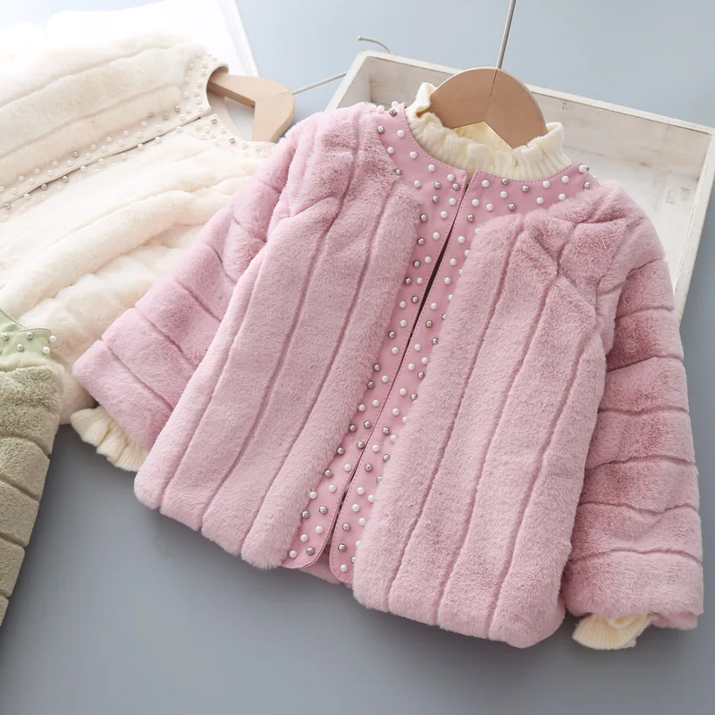 Детское шерстяное пальто с искусственным мехом на возраст 3 года|Шерсть и