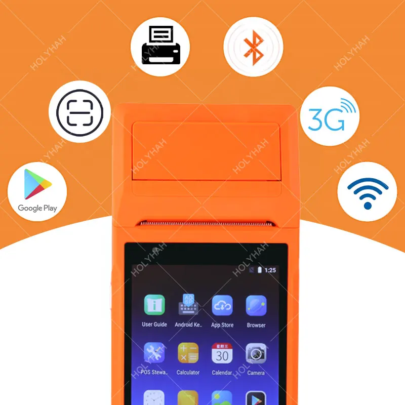 POS можно крепить любые приспособления: PDA Android Bluetooth Камера для считывания