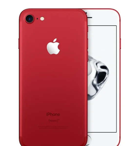 red Для Apple iPhone 7 IOS 4 ядра 32/128/256 ГБ и 2 Гб Оперативная память LTE отпечаток пальца Touch ID телефон - Цвет: red