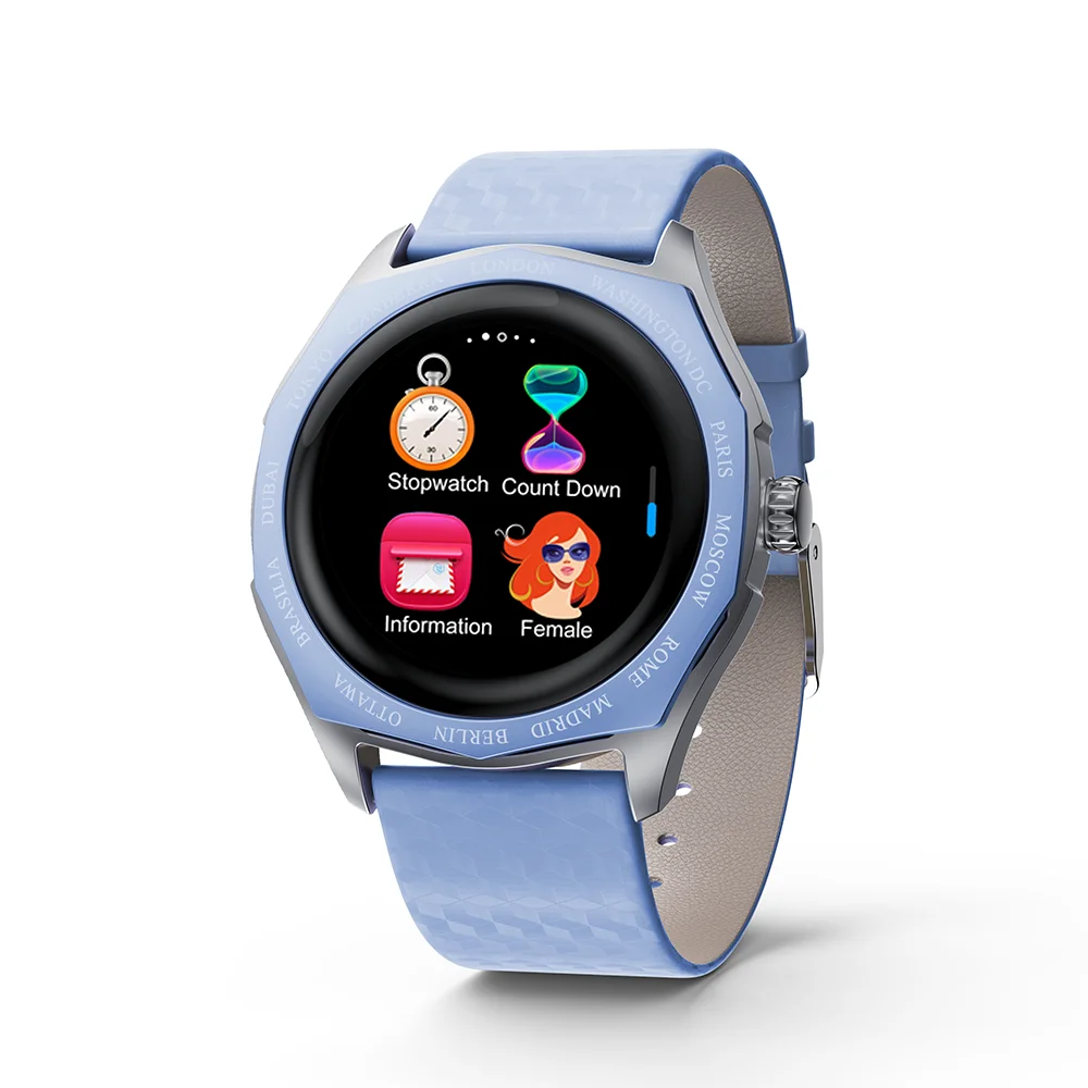 Женские умные часы V18 фитнес браслет с датчиком давления и температуры ремешок