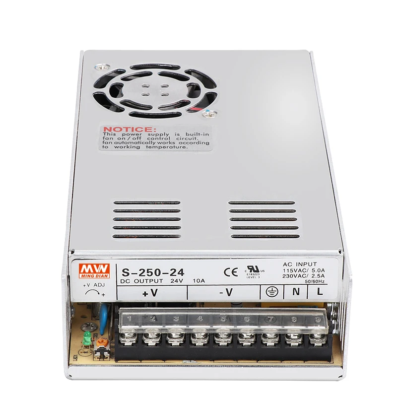 MW DC 24V 36V 48V 60V 400w Регулируемый импульсный источник питания AC 220V/110V to 400W |