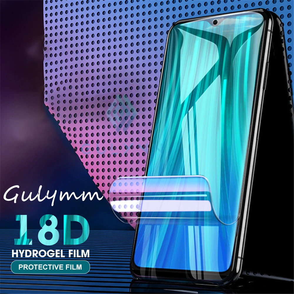 Гидрогелевая пленка 18D для Xiaomi 9T A3 Lite A1 Pocophone F1 защитная экрана Redmi Note 6 7 8 9 Pro 8A 7A S2 Go