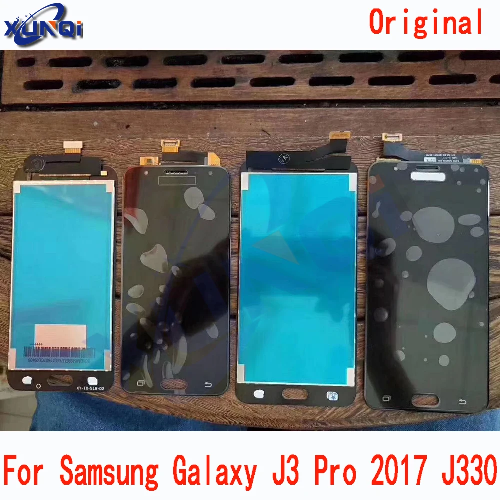 Оригинальный ЖК дисплей J330 для samsung Galaxy J3 Pro 2017 J330F J330G кодирующий преобразователь