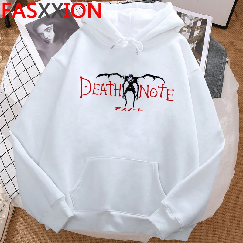 

Anime Death Note Shinigami Ryuk hoodies women grunge Ulzzang printed women sweatshirts graphic