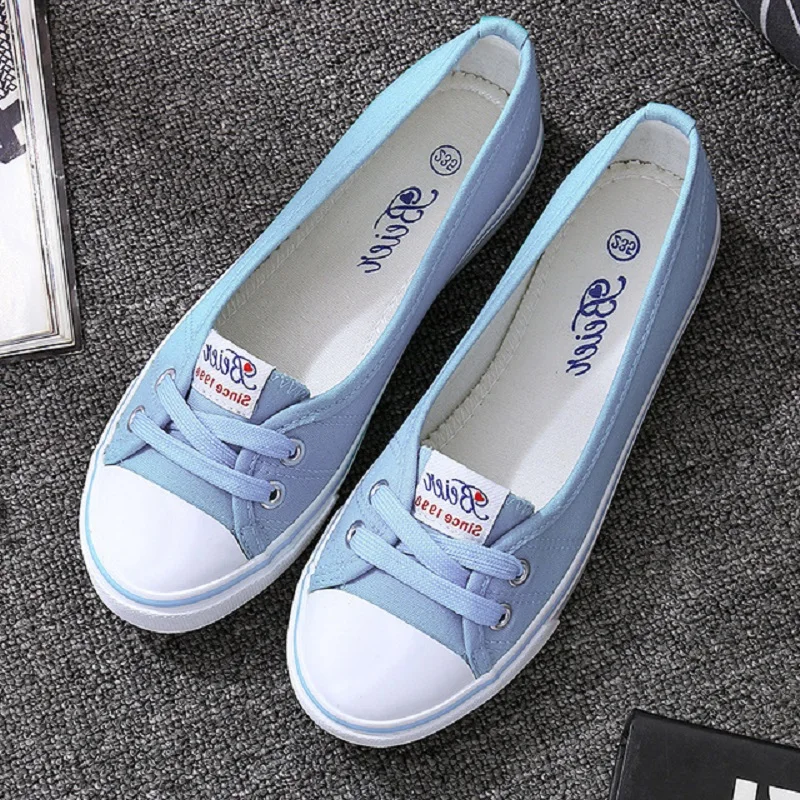 Кеды женские с вулканизированной подошвой холщовые удобные дышащие туфли на