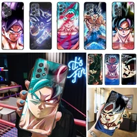 figure dragon anime super warrior color painting phone case for samsung galaxy a52 a72 4g 5g carcasa funda coque back cover