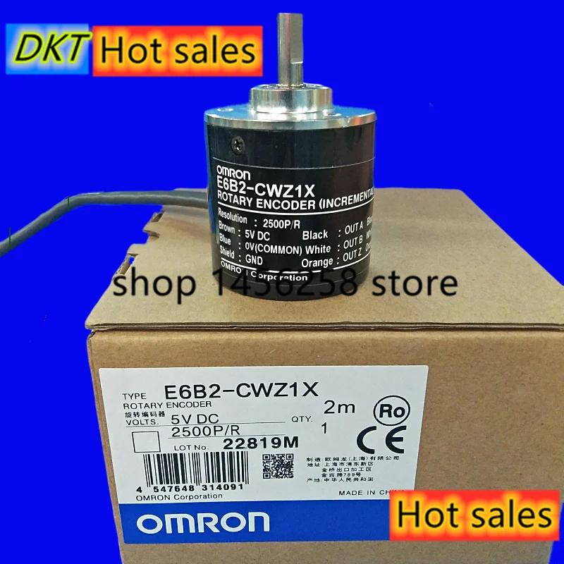 E6B2CWZ1X OMRON роторный энкодер E6B2 CWZ1X 300 360 400 500 600 1000 1024 1200P/R DC5V|Запчасти и аксессуары для
