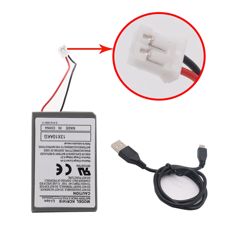 2pcs2.0AH 2PK аккумулятор и кабель для Sony Playstation PS4 Pro Dual shock 4 контроллер второго