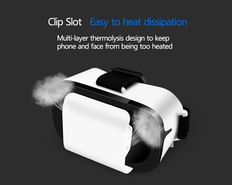 Виртуальной реальности 3D VR очки 3D очки близорукость на голову для 4,0-6,1 дюймов мобильного телефона для iPhone6 Plus