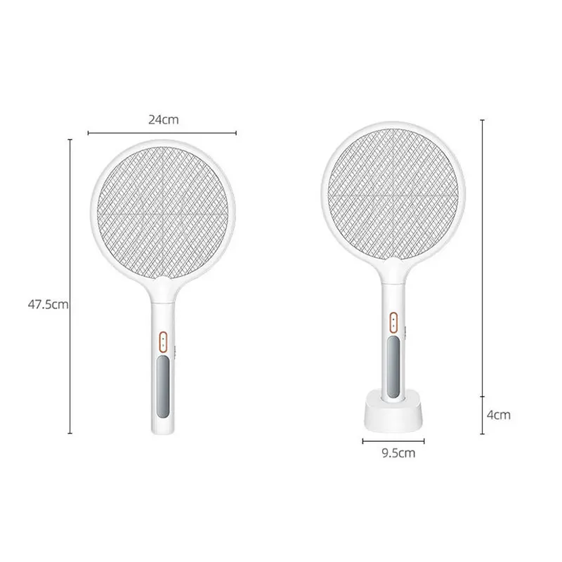 

3000V Electric Mosquito Killer With UV Lamp USB 1200mAh Rechargeable Bug Zapper Summer Fly Swatter Trap Home Bug Insect Racket