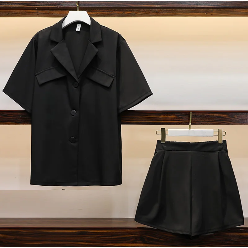 Женский Повседневный комплект из двух предметов размера плюс фиолетовая блузка