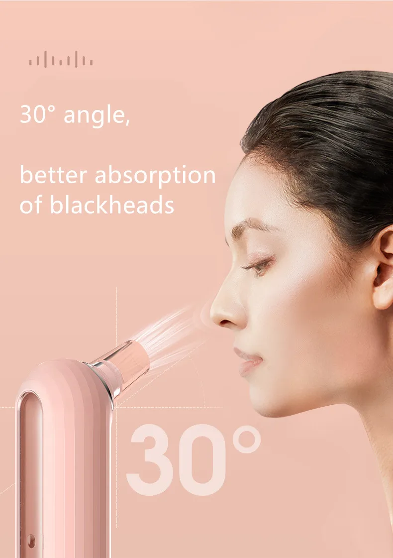 

Vacuum Blackhead Remover Skin Care Pore Acne Pimple Removal Blackhead Removal Device Vacuum Pore Cleaner For Face