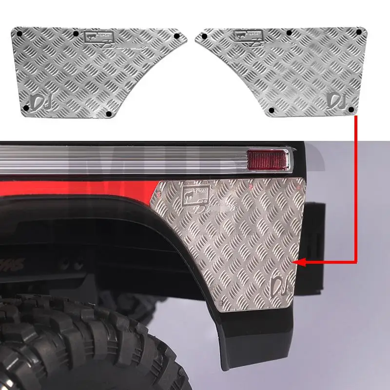 1/10 Rc Гусеничный автомобиль Traxxas Bronco Ranger XLT RTR #82046 4 задний знак из нержавеющей стали