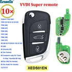10 шт.лот Xhorse XEDS01EN VVDI супер пульт дистанционного управления с чипом XT27 XT27A66 для VVDI2 VVDI MINI Key ToolVVDI Key Tool Max