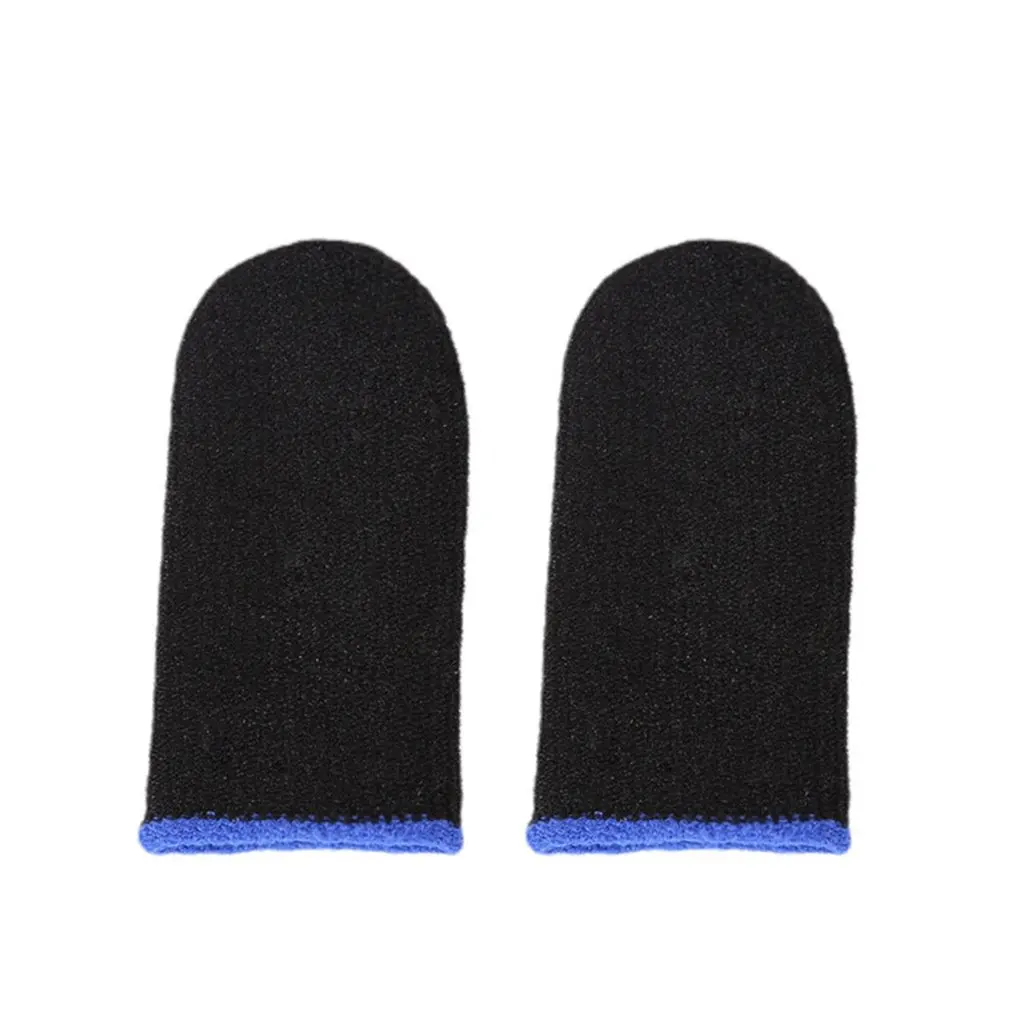 

2pcs Breathable Game Controller Finger Cover Sweat Proof Non-Scratch Sensitive Touch Screen Gaming Thumb Sleeve for Mobile