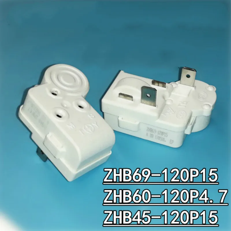 

100% new for 1pcs Refrigerator parts compressor PTC starter ZHB69-120P15 overload protection relay