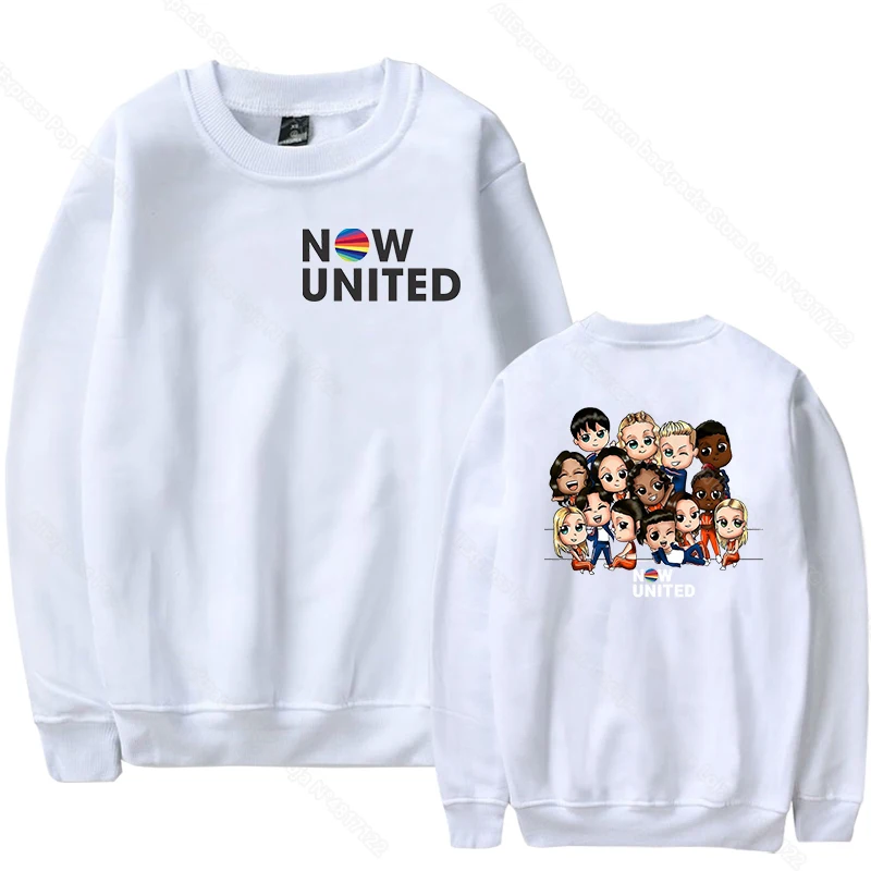 Autumn Unisex Now United Sweatshirt Women O-neck Pullover Long Sleeves Hoodies Coat Female Tops Clothes mens Casual sweetshirts