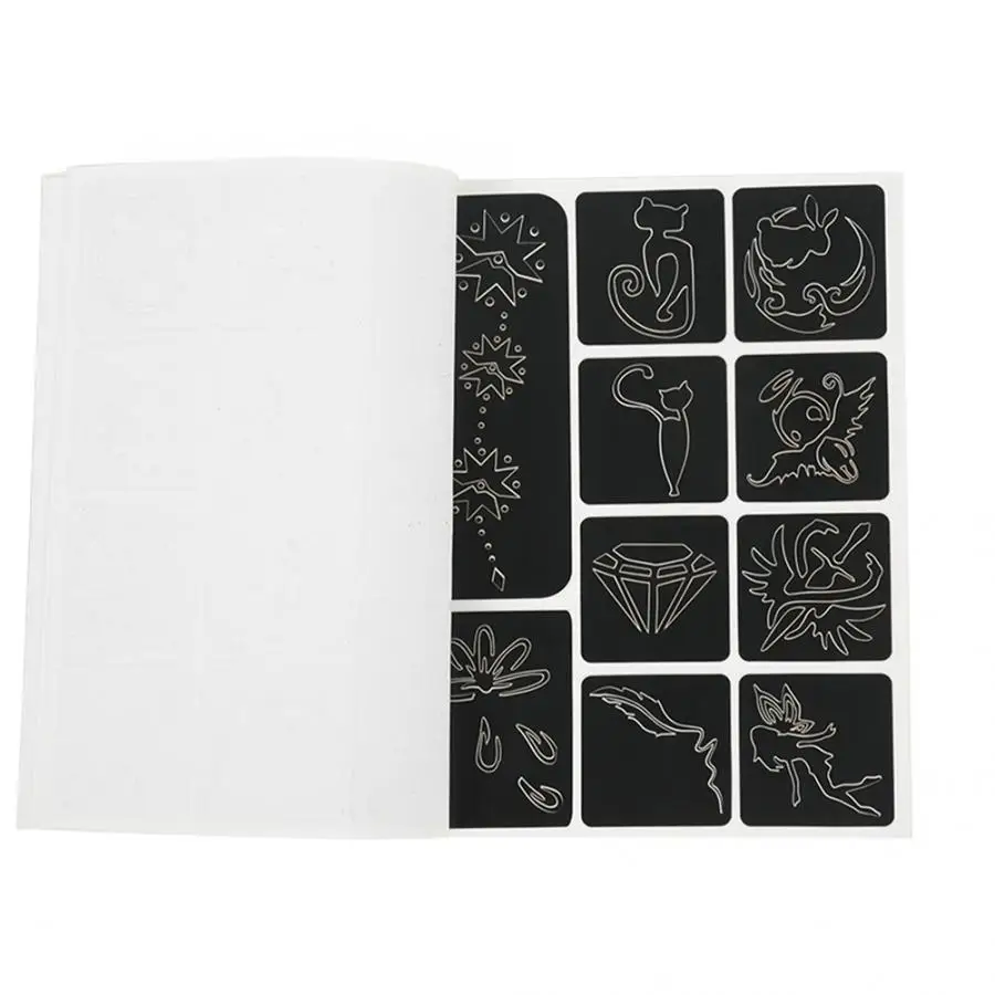 Трафареты для татуировок с 169 узорами полуперманентный маленький рисунок