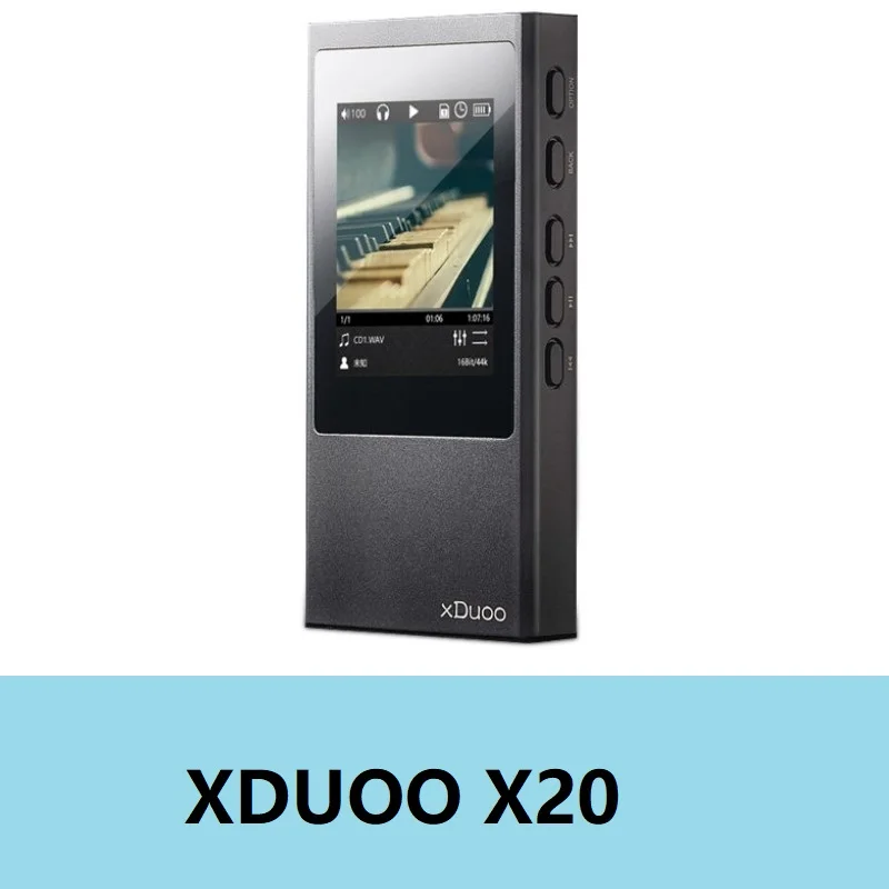 X20 black color XDuoo X20 высококачественный HIFI без потерь цифровой аудио музыкальный плеер Mp3 DSD DAP поддержка Apt-X aptX Bluetooth 4,1 xDuoo X3 X10 NANO - Цвет: X20 black color