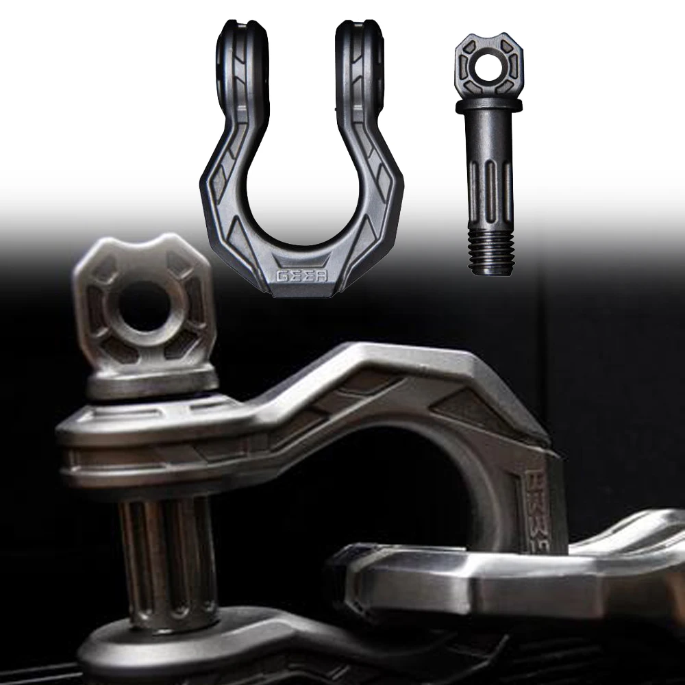 

Буксировочный крючок, стальной U-образный буксировочный крючок, подходящий для внедорожника (комплект)