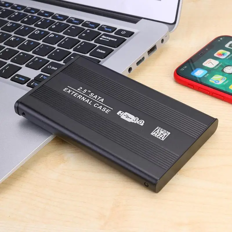 Чехол для жесткого диска USB3.0 на SATA, 2,5 дюймов, SATA SSD, механическая коробка для дисков, поддержка 8 ТБ, внешний корпус для жесткого диска для ноутбука, ПК