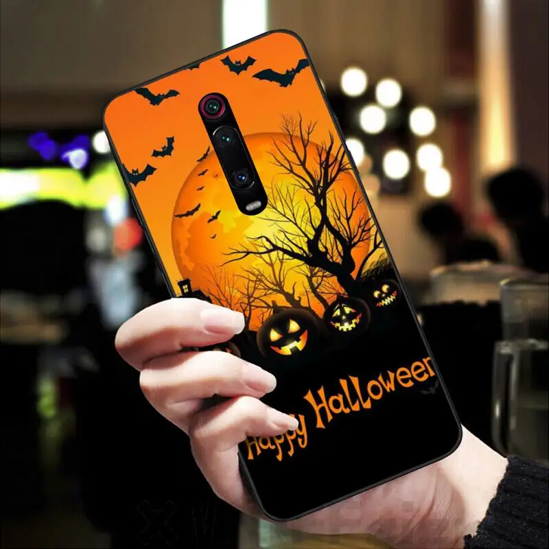 

Pumpkin Halloween Customer High Quality Phone Case For Redmi 6 4X 7 7A 8 GO K20 Note 4 4X 5 5A 6 6 Pro 7 8 8pro