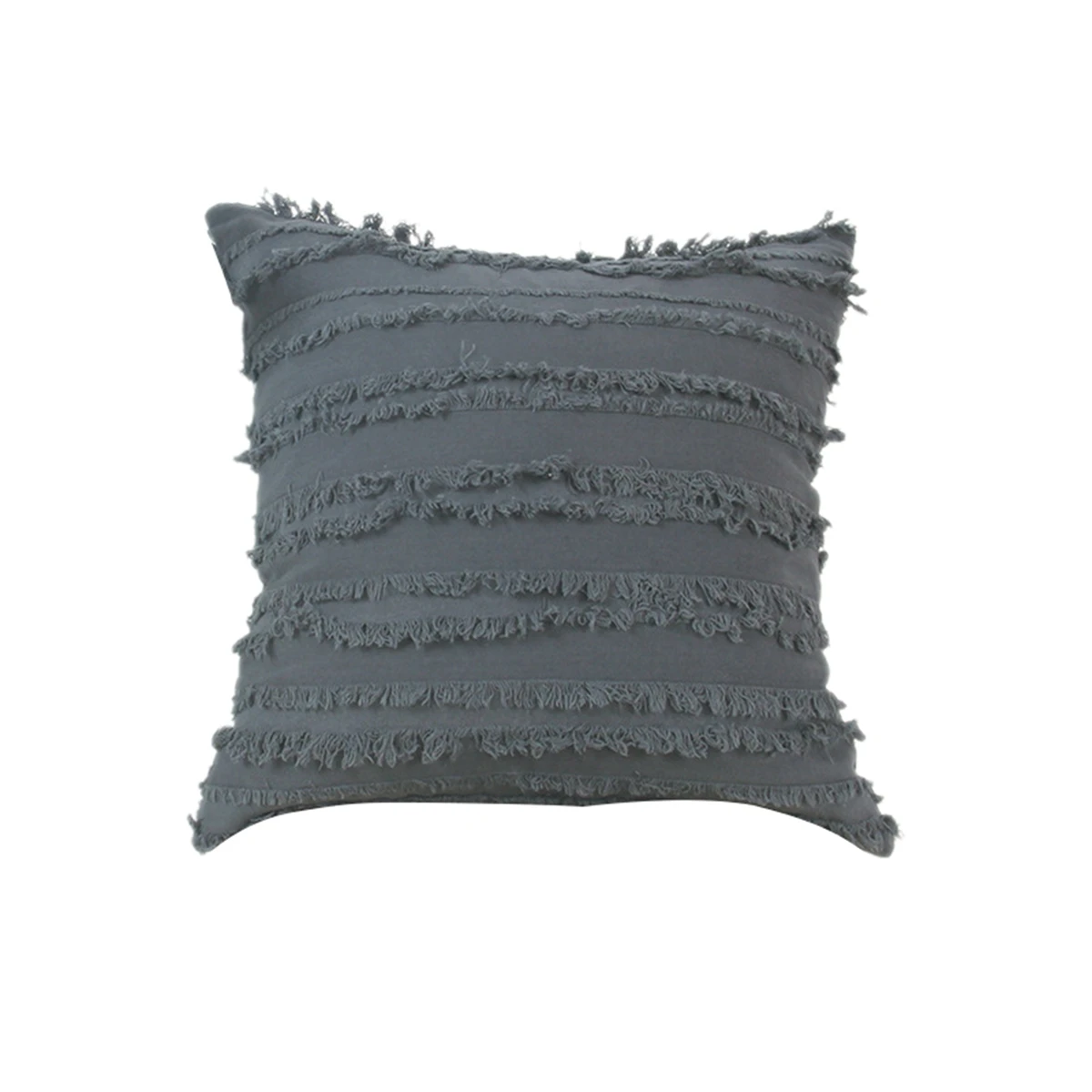 

Высокое качество 45 см * 45 см хлопковая и льняная наволочка кисточкой жаккардовые точный стежок искусно выполненные украшения дома