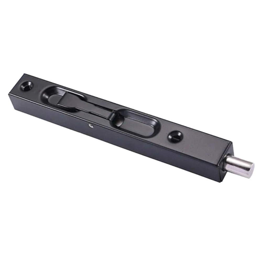 Door Flush Bolt Concealed Security Lock For French Doors 10" Black Wooden Pocket Set Hook Red Bronze Copp | Дом и сад