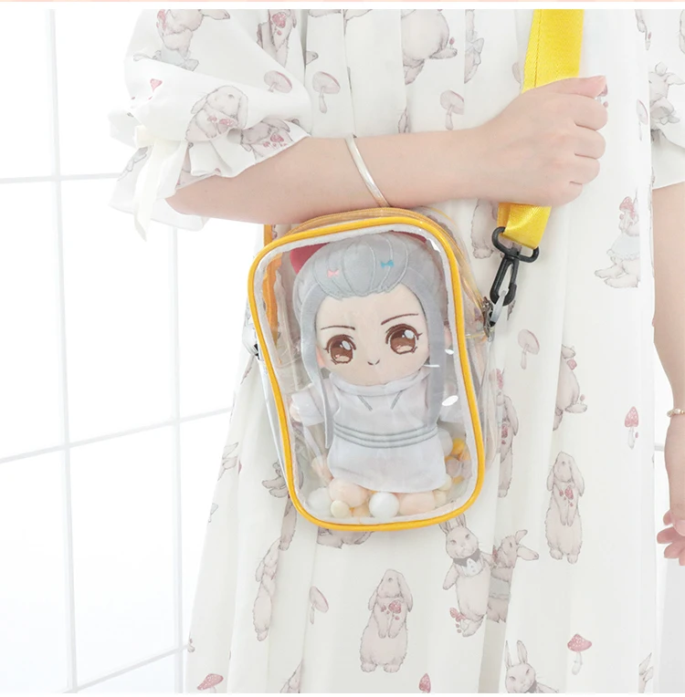 

20cm Doll Bag Anime Harajuku Lolita Kawaii Itabag Mini Messenger Bag Transparent Shoulder Bag Japanese Potable Handbags