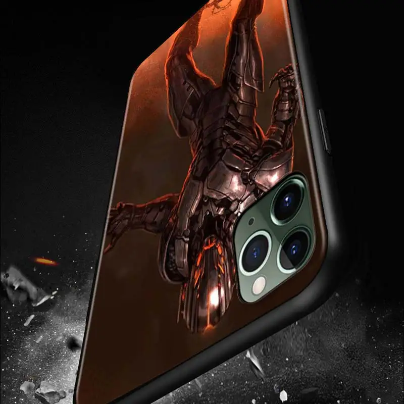 

Marvel Fashion Altron for Apple iPhone 12 11 Mini XS XR X Pro MAX SE 2020 8 7 6 5 5S Plus Black Phone Case Cover