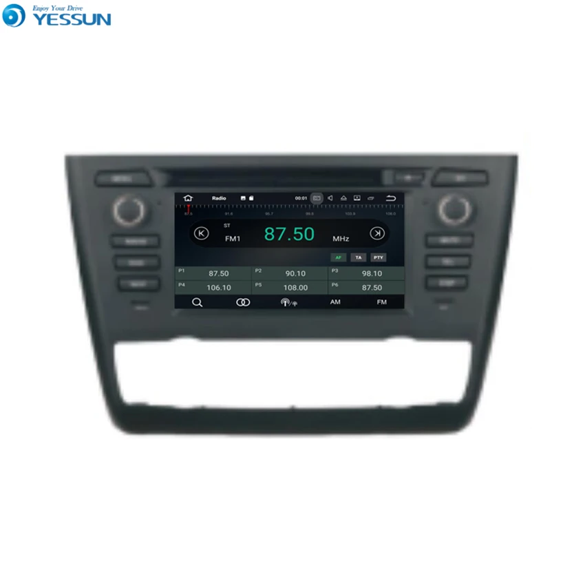 Мультимедийный проигрыватель YESSUN для BMW 1 E81 / E82 E87/E88 Android GPS навигация
