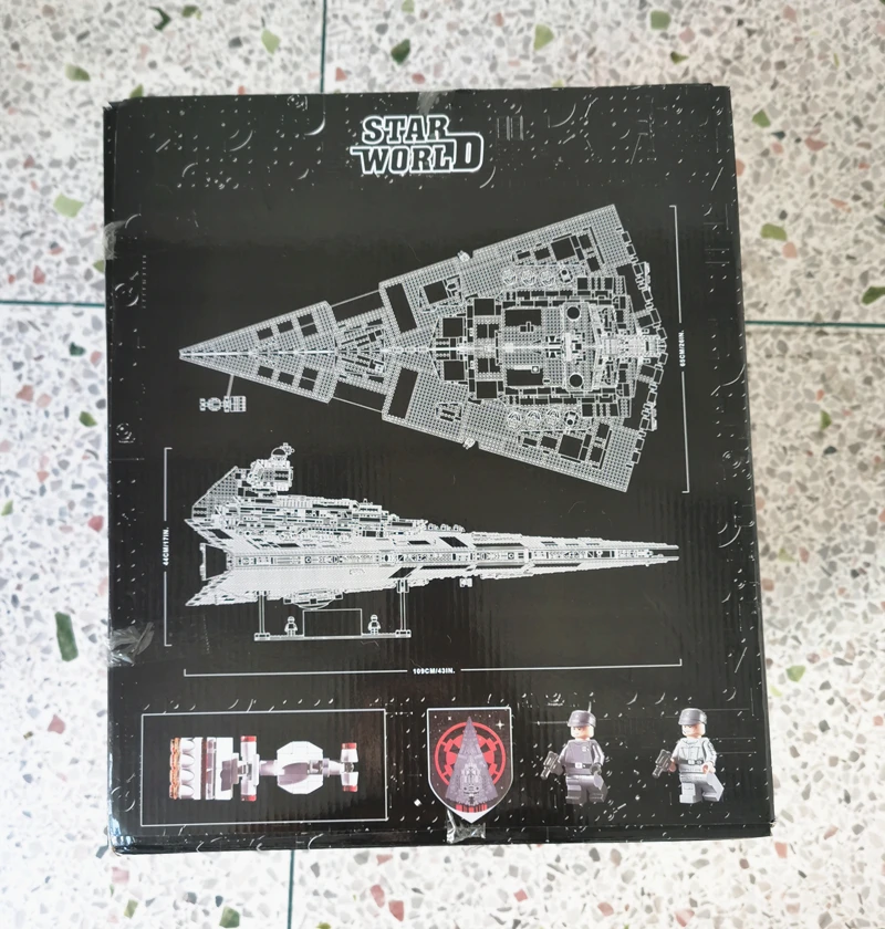 Звезда совместима с 75252, имперский Звездный Разрушитель UCS fightors, 81098 кубики, развивающие игрушки, подарки