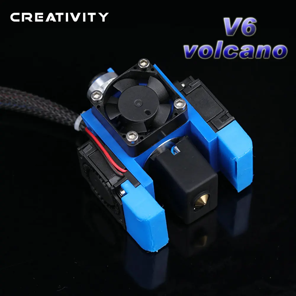 Высококачественный V6 Hotend полностью металлический 3d Volcano J-Head Bowden комплект