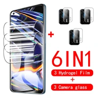 hydrogel film screen protectors for realme gt 5g neo 6 7 8 pro camera lens film for realme x3 narzo 30 30a c21 c15 c12 c11 glass