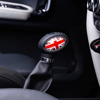 car gear shift knob cover sticker decoration for mini cooper f54 f55 f56 f60 countryman car modification accessory styling 2pcs