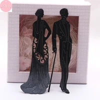 lady and gentleman dis scrapbooking diy craft stencil stencils for decor notebook mould die cut stamps for stamping scrapbook
